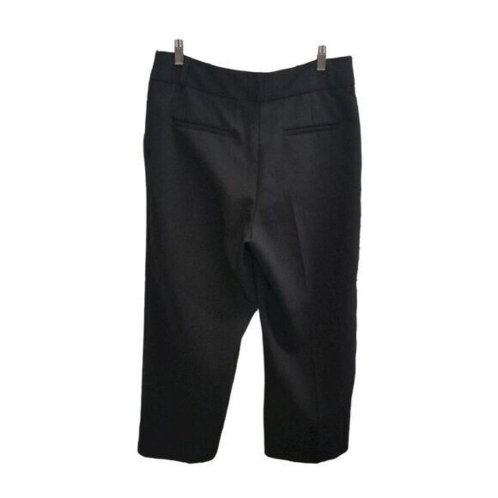 Cynthia Rowley Womens Size 8 Black Solid Cropped Dress Pants - Picture 6 of 9